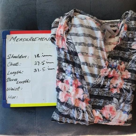 Catherines Cardigan Sweater Size 3x Multicolor Floral Front Open Long Sleeve - Picture 4 of 9